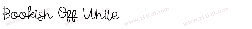 Bookish Off White字体转换